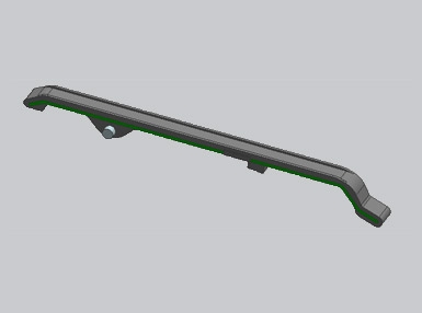 Timing chain guide plate