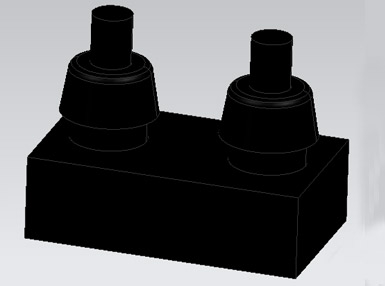 Rubber cushion support