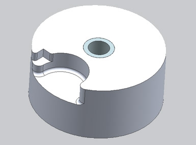 Rack shock absorber